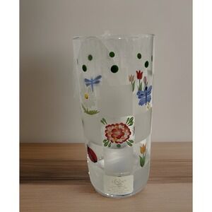 Lenox Nature's Splendor Bee Flower Garden 6" Glass Hand Painted New‎ Beautiful